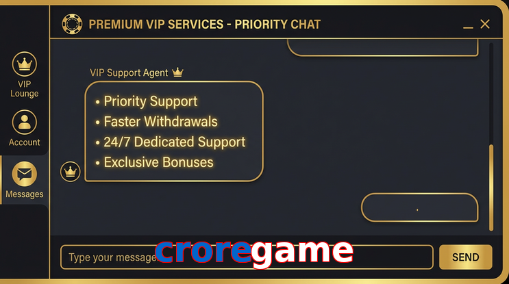 Payment and PKR controls in Croregame